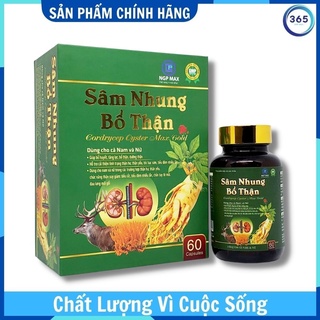 Viên uống sâm nhung bổ thận: hỗ trợ thận yếu, thận hư, giảm tiểu rắt, tiểu đêm nhiều lần