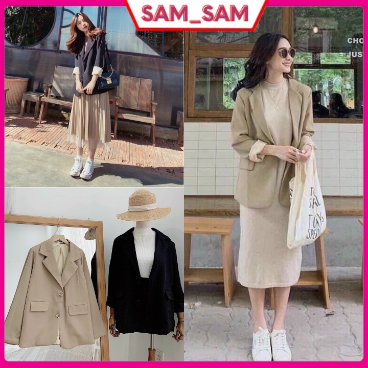 Áo vest nữ, áo vest bazic 2 lớp dày dặn,siêu dễ thương chất kakisuit tại sam_sam_shop_1011