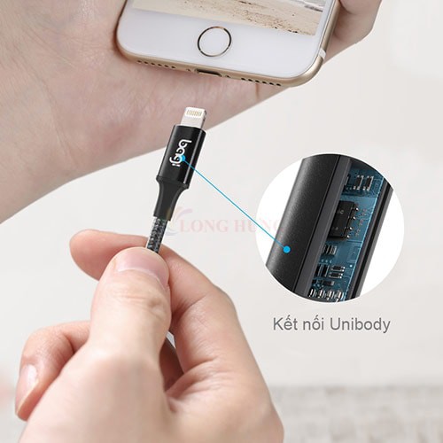 Cáp Micro USB Bagi dây dù 1m MS100/2m MS200 - Hàng chính hãng - Cổng MicroUSB tiện dụng Dòng điện ổn định