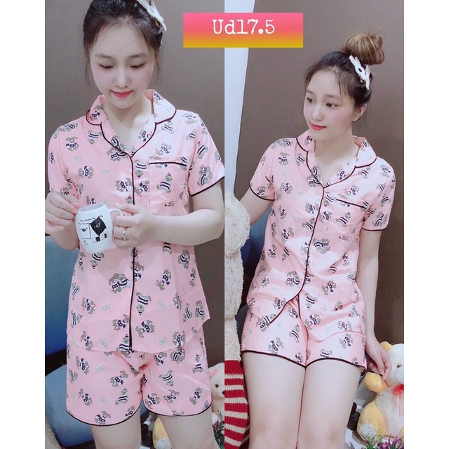 Bộ kate thái đùi in hình free size