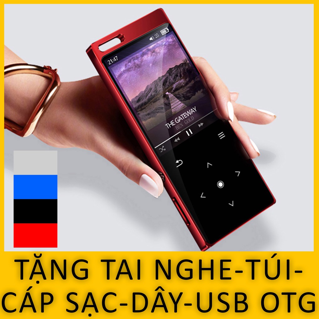 (Giá gốc) Máy nghe nhạc Benjie M3 (sẵn hàng) có Bluetooth, loa ngoài...chất lượng cao, nhiều quà tặng kèm