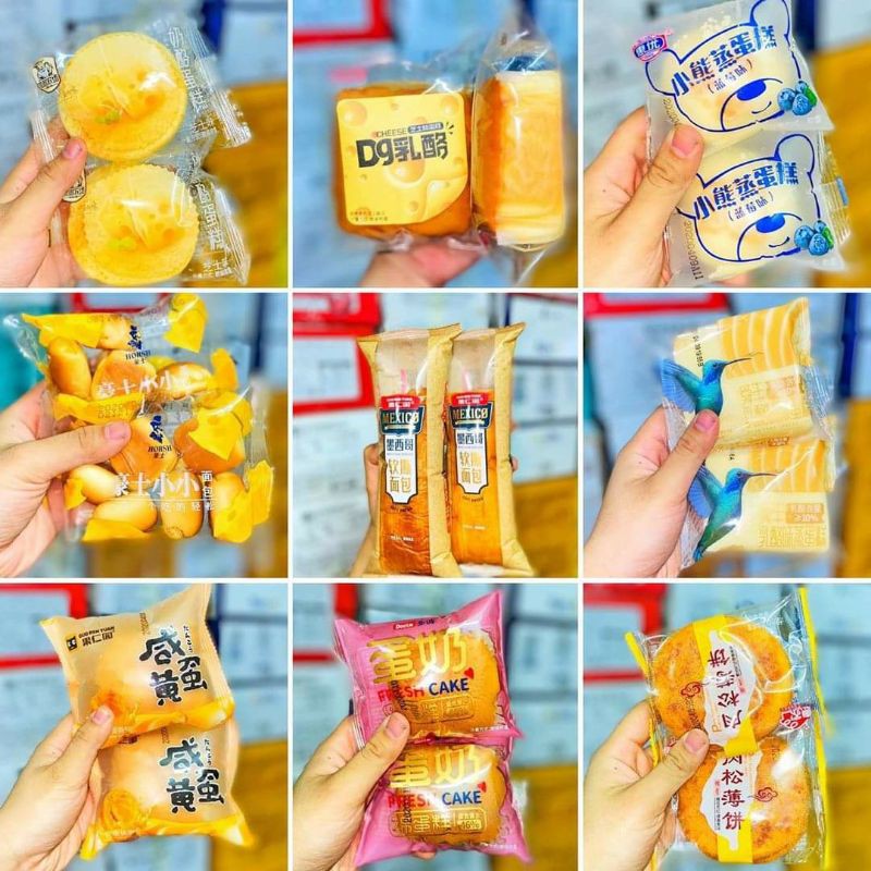 [Combo 1kg] Bánh Mix Đài Loan Date mới nhất