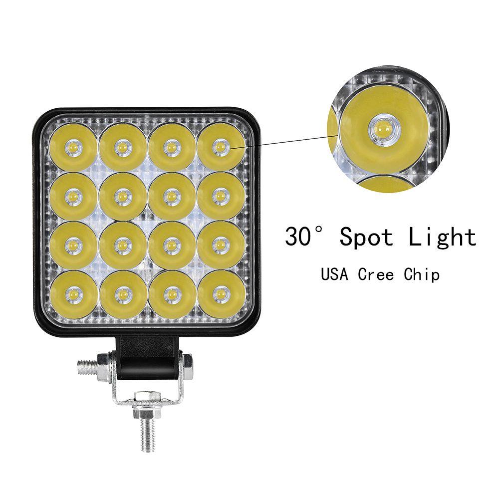 JONYE Set 10 Đèn Pha 48W Cho Xe Tải 4WD