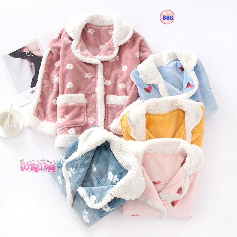 Áo Bông Mặc Nhà Siêu Ấm B08
