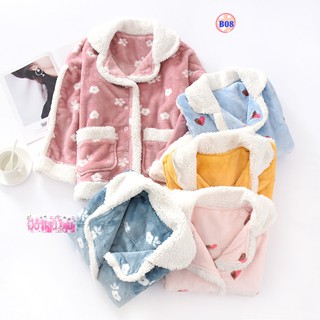 Áo Bông Viền Lông Cừu B08