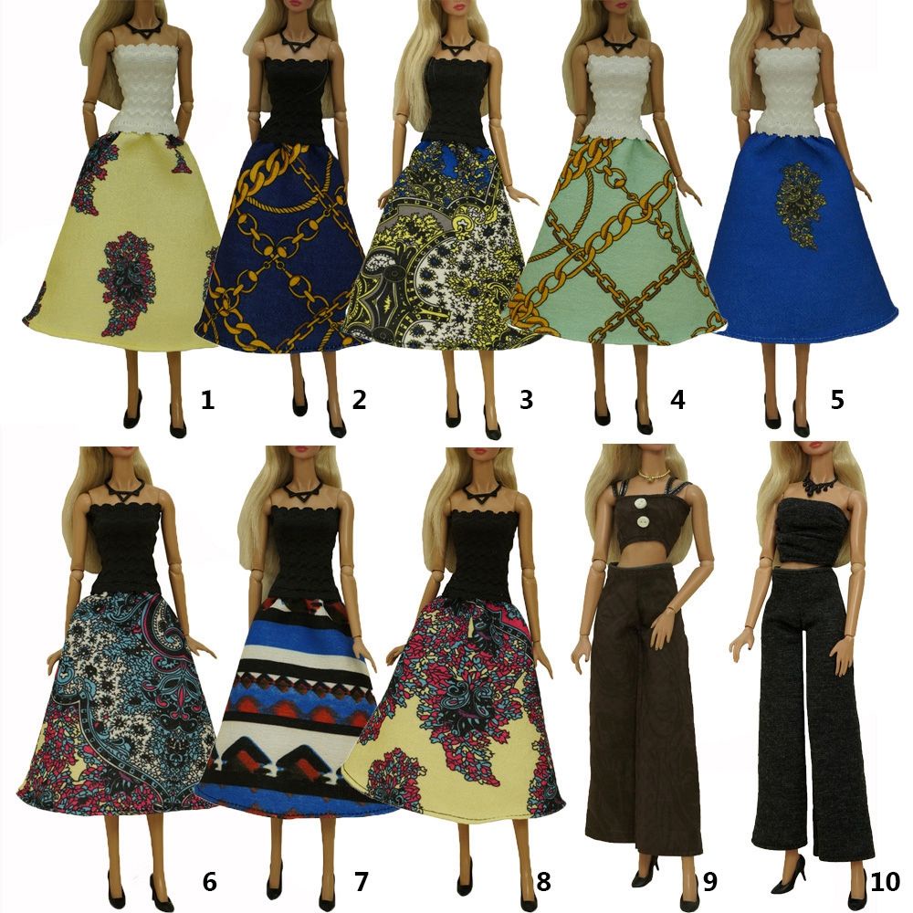 Đầm thời trang cho búp bê 30cm