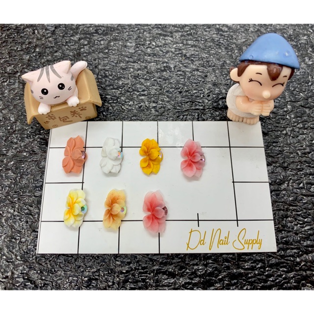 Hoa bột gắn móng - 5 bông