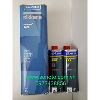 Dầu bóng Sikkens Xcel 5L giá rẻ sơn bóng,keo bóng Autoclear-sơn bóng cao cấp chính hãng SONQUANGPHU8856