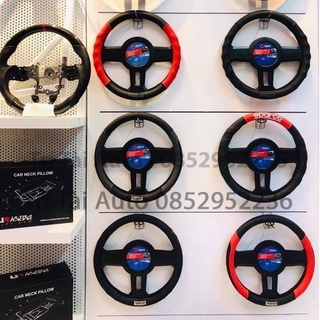 Bọc vô lăng sparco, Bọc vô lăng ô tô sparco chính hãng italia size 38cm lắp vừa dòng xe 4-16 chỗ