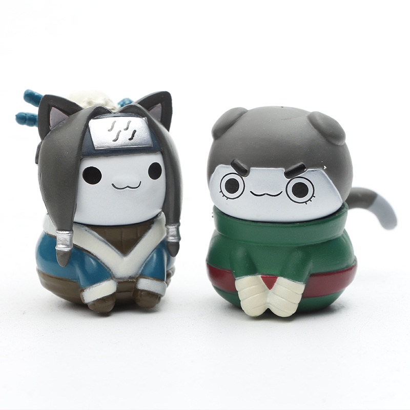 Mô Hình mèo chibi 8 nhân vật Naruto Tsum Tsum - Figure Naruto