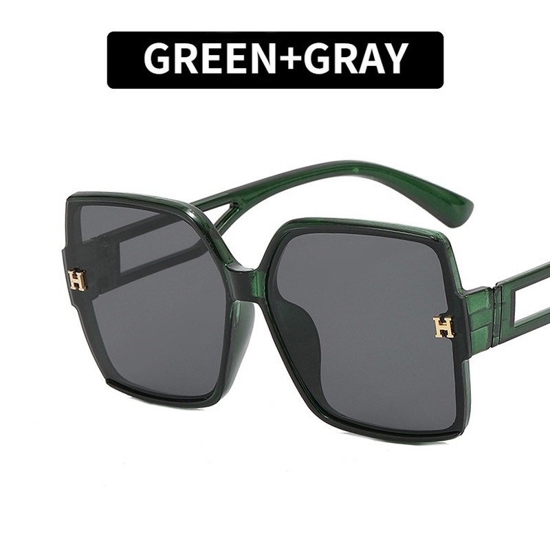 【Bán Sỉ】COD (KIQI-FASHION) Kính Mát Gọng Vuông Chống Tia UV400 Thời Trang Dành Cho Nữ