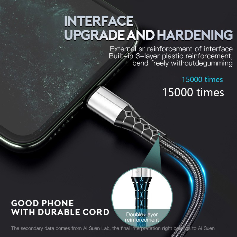 Cáp Sạc V8 Vỏ Nhôm Cho Điện Thoại Android