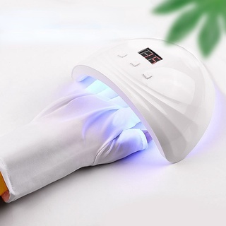 Găng tay chống nắng uv Misscheering chống trượt dùng khi làm móng tiện dụng
