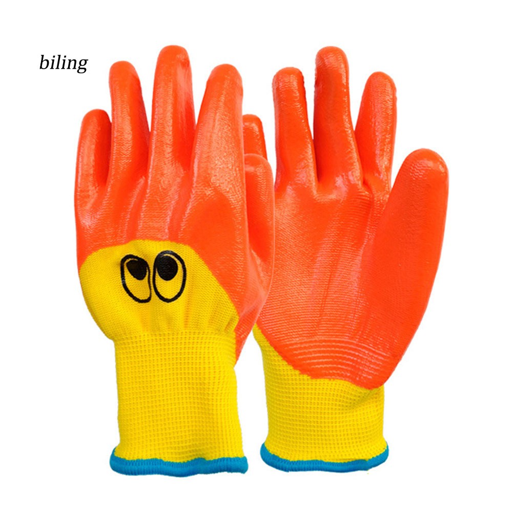 ✿yyyp✿-Kids Children Protective Gloves Garden Anti Bite Cut Collect Seashells Protector