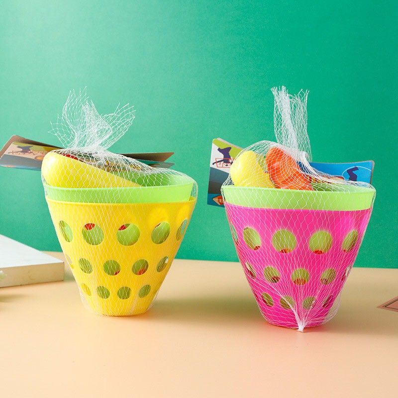 Set đồ chơi hứng bóng vui nhộn 2 vợt kèm 2 bóng