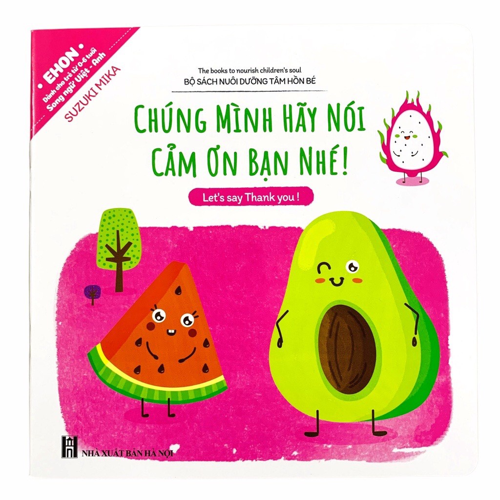 Sách - Bộ 10 Cuốn Truyện Tranh Ehon - Song Ngữ Việt Anh Cho Bé Từ 0-6 Tuổi