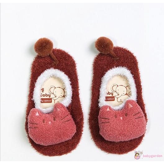 Giày em bé chống trượt kiểu dáng vớ hoạt hình dễ thương