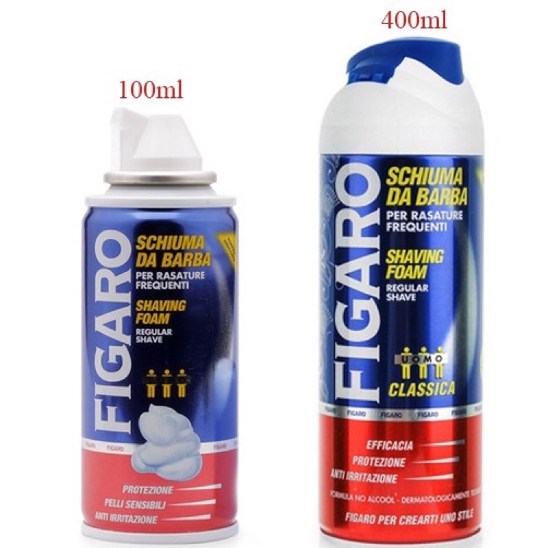 Bọt cạo râu Figaro hàng ý giúp làm mềm râu tránh đau rát sau khi cạo tinh chất dưỡng giúp vùng da luôn mềm mại