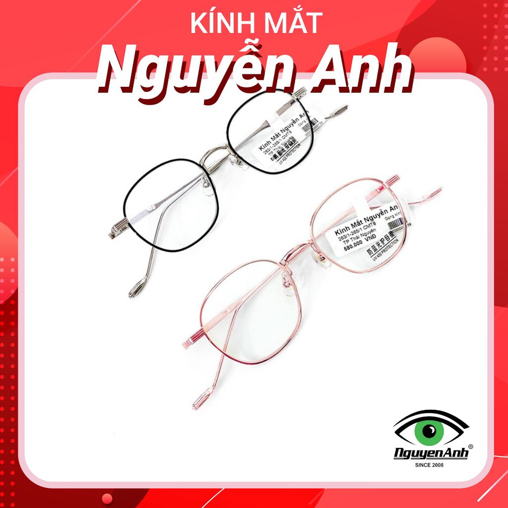 [Ảnh thật+Free ship] gọng kính cận titanium siêu mảnh Hàn Quốc cho cả nam và nữ mã 01