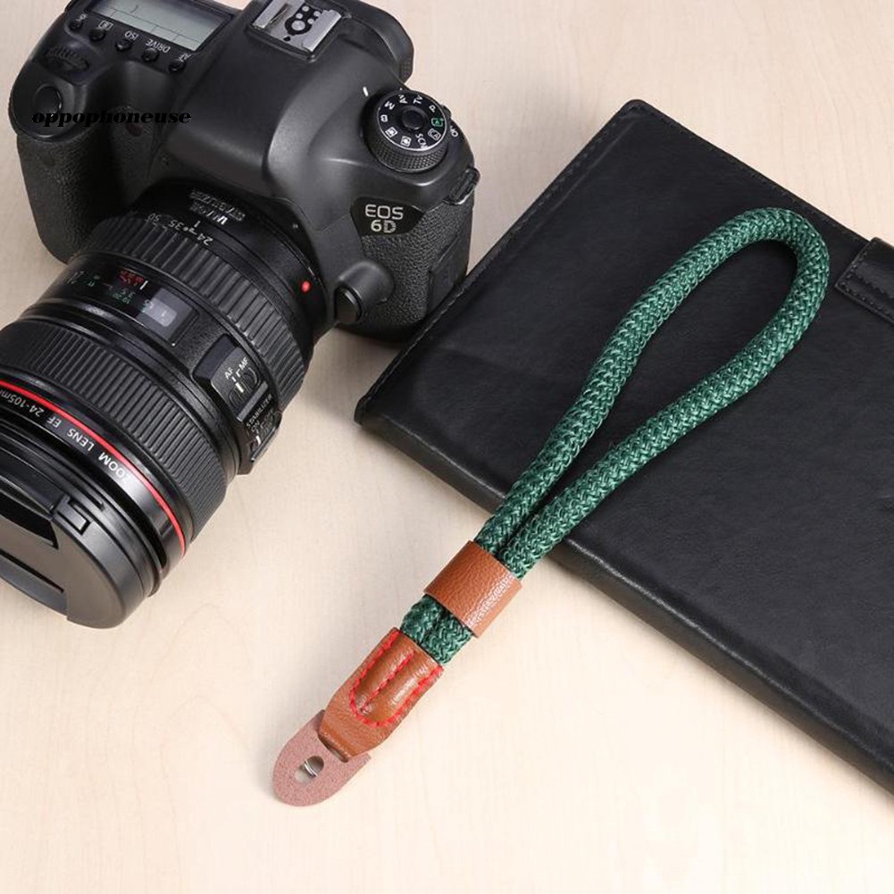 【OPHE】Nylon Braided Rope Hand Wrist Strap Lanyard for Leica Side Axis Digital Camera