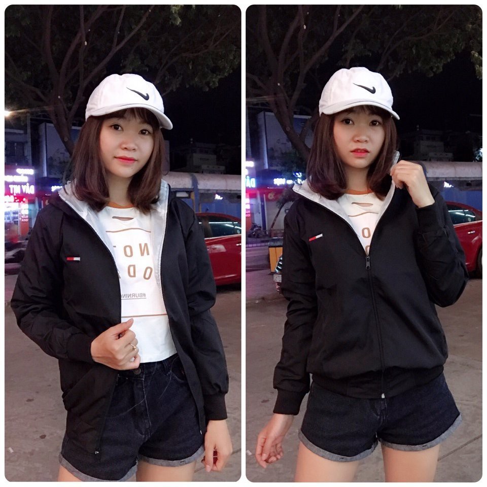 [S02] Áo khoác nữ Áo khoát nữ gió dù 2 lớp chống nắng T.O.M phối đẹp mẫu mới-A190 | BigBuy360 - bigbuy360.vn