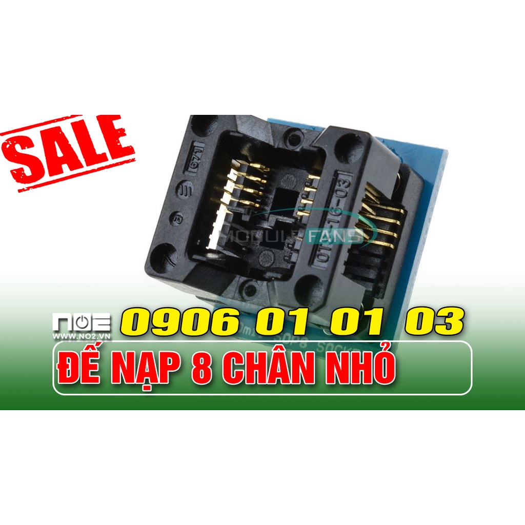 Máy chép ROM PRO RT809F gồn đế 8 chân to và nhỏ