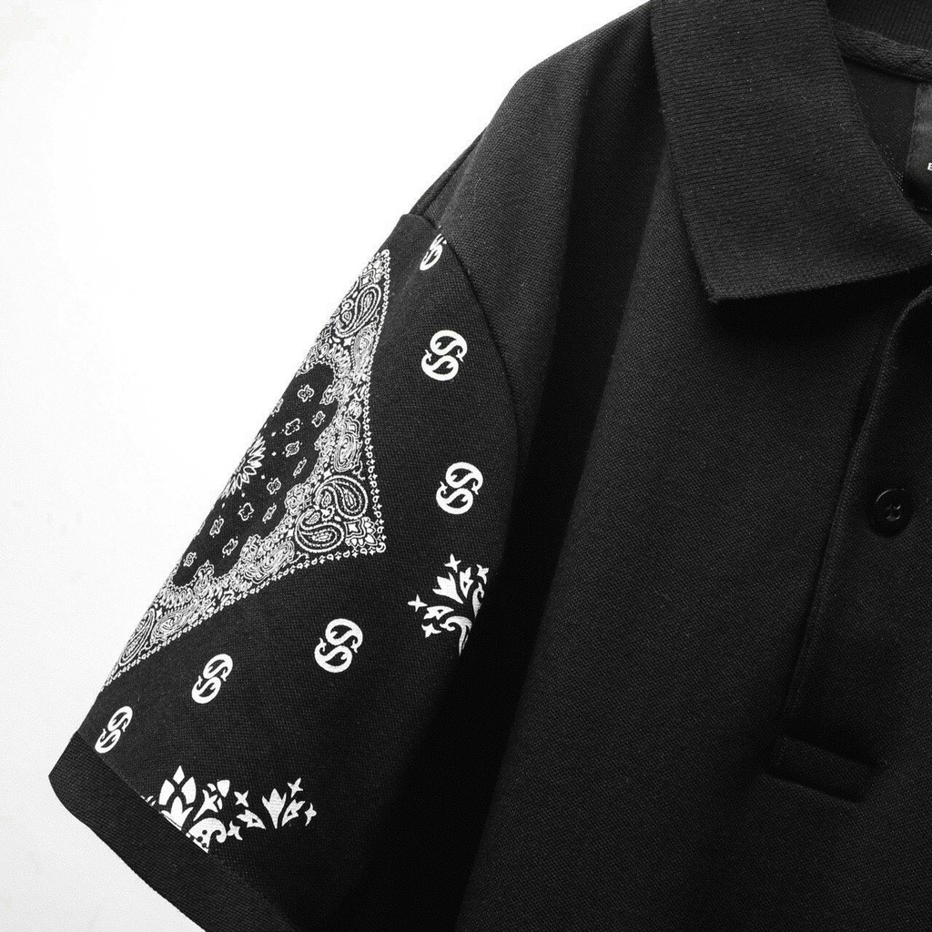 (Size lớn > 100kg) Áo polo nam họa tiết trên tay áo GAP011 2M - Cotton cá sấu, form suông basic cực kỳ sang trọng | BigBuy360 - bigbuy360.vn