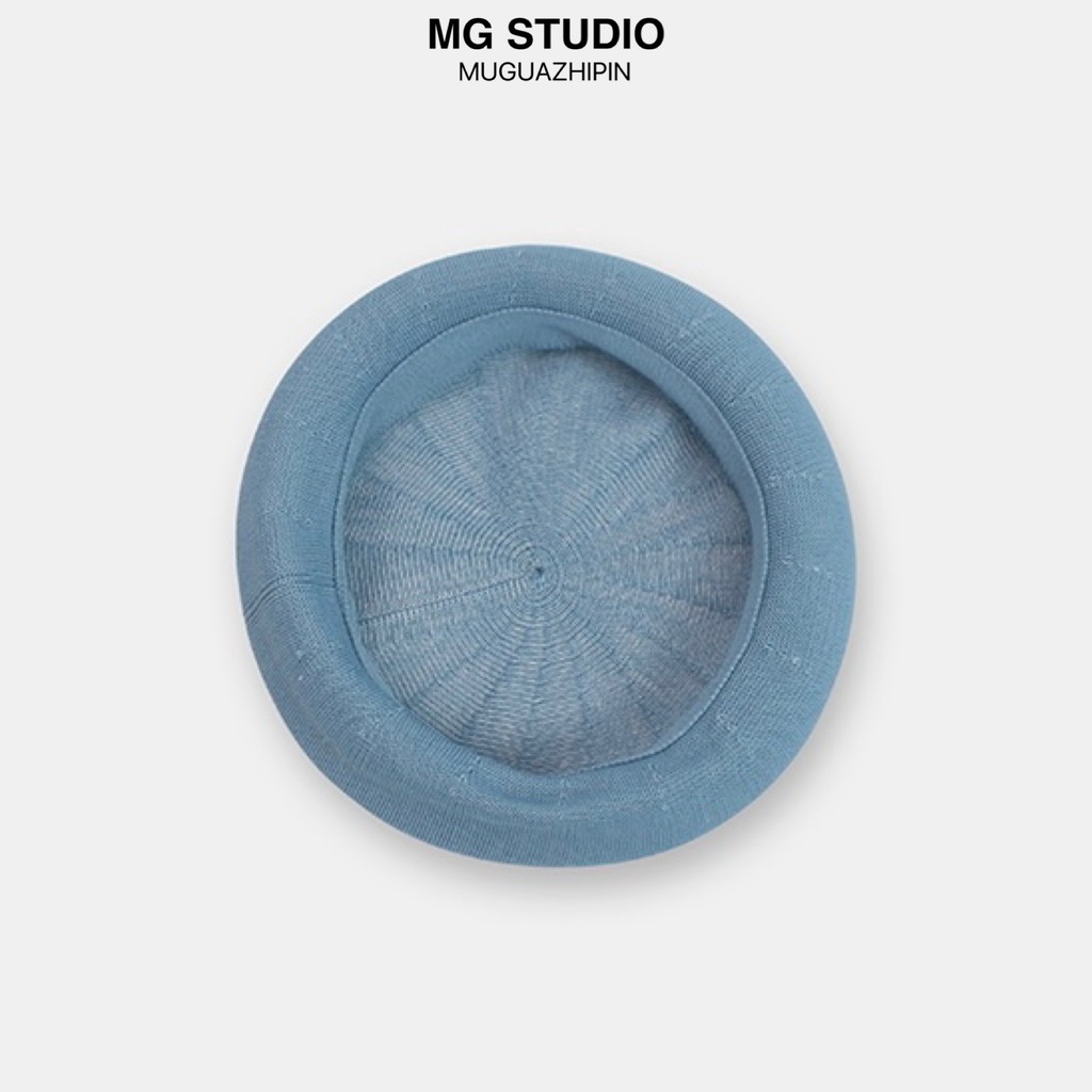 Mũ Dáng Beret MG STUDIO Có 14 Màu Tùy Chọn Dành Cho Mùa Hè