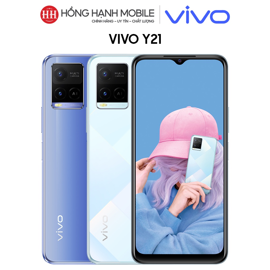 Điện Thoại Vivo Y21 4GB/64GB - Hàng Chính Hãng