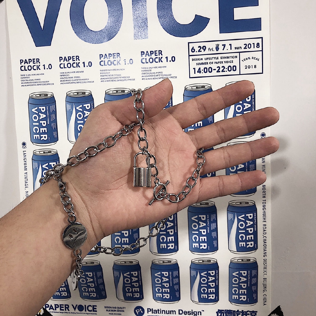 Dây Chuyền Thép Titan Không Phai Màu Phong Cách Hip Hop Thời Trang 22368