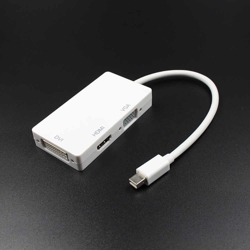 Bộ chuyển đổi 3 trong 1 DP sang HDMI VGA DVI dành cho Macbook Pro Air B26