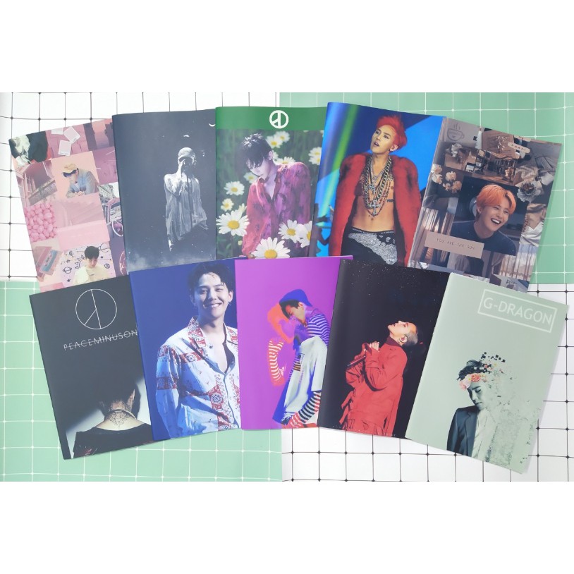 Vở gdragon S7VI52 vở bigbang 25x17cm 80 trang giấy đẹp kẻ ngang