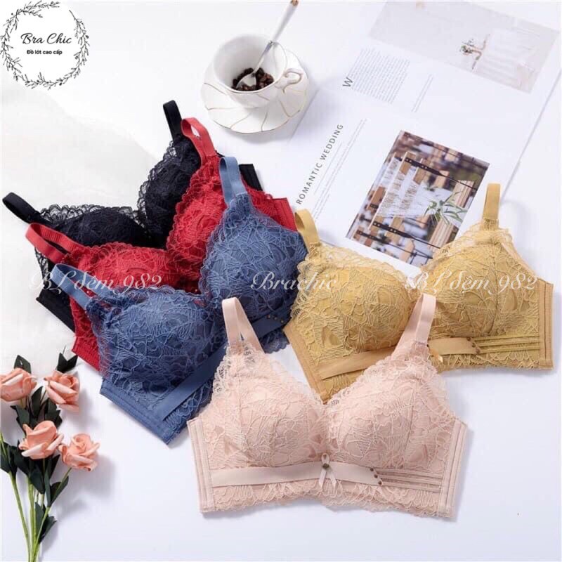 Bộ Lót Ren Cao Cấp Đệm Vừa Nâng Ngực