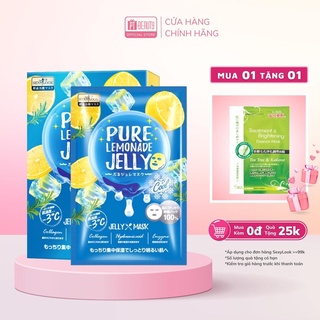 (Xanh đậm) Mặt nạ Thạch Sexylook Jelly Chanh cấp ẩm hộp 3 miếng