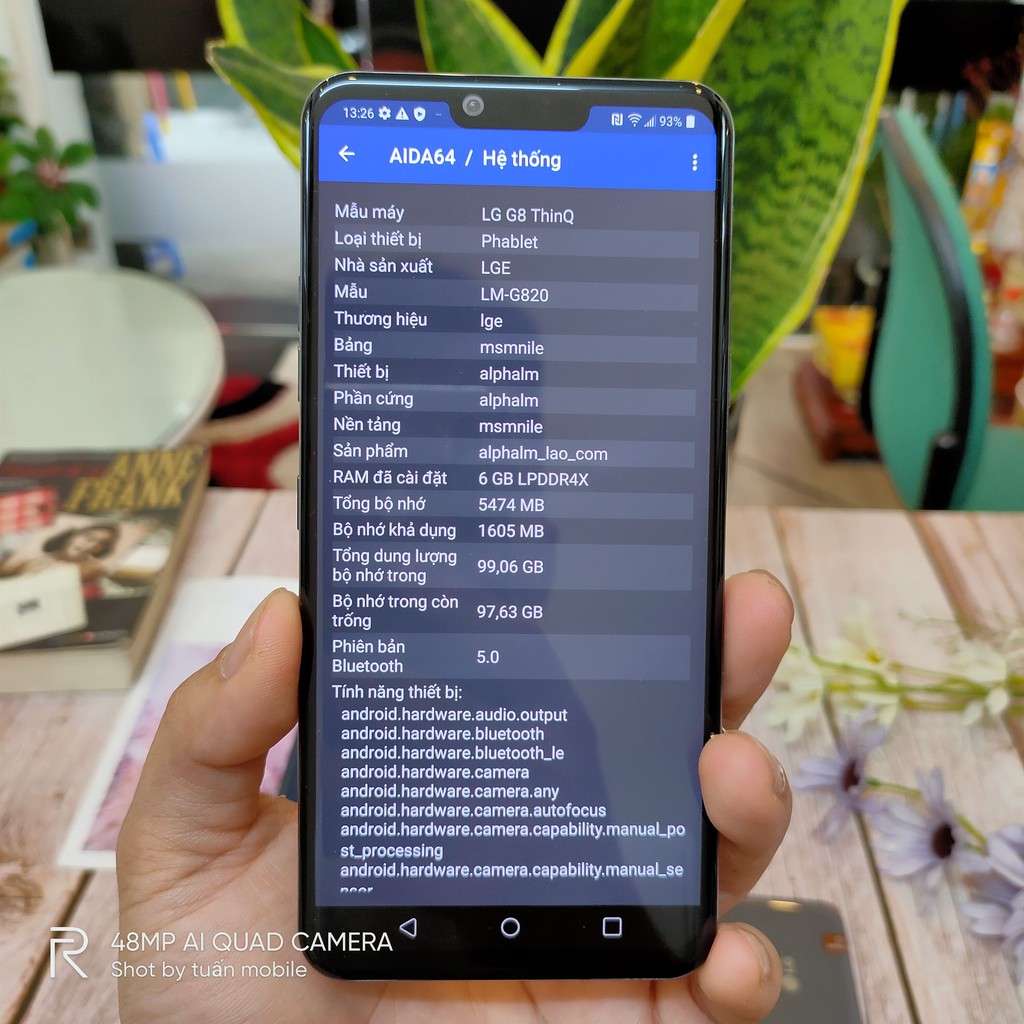 Điện thoại LG G8 Thinkq,Ram 6/128,Snap 855,oled 6.1''2k+ | BigBuy360 - bigbuy360.vn
