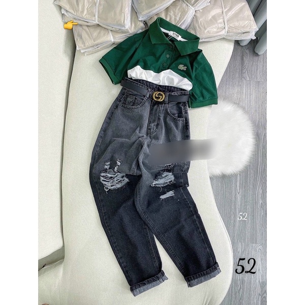Quần jeans baggy 9 tấc mã 52 - TA alohashop91
