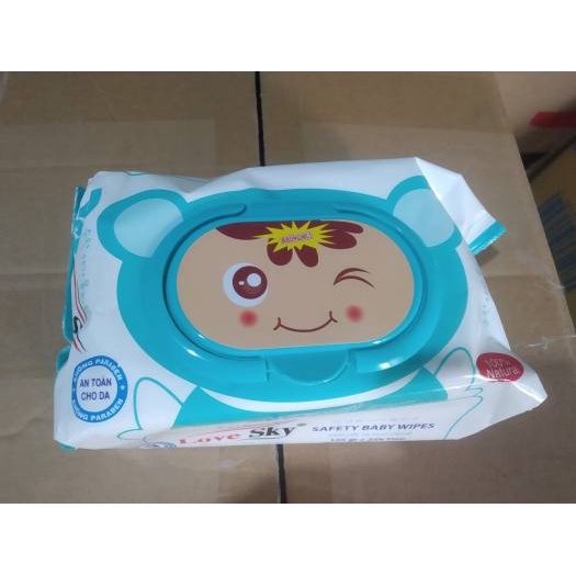 Khăn Lau Ướt Baby Hình Gấu 100 Tờ Tiện Dụng