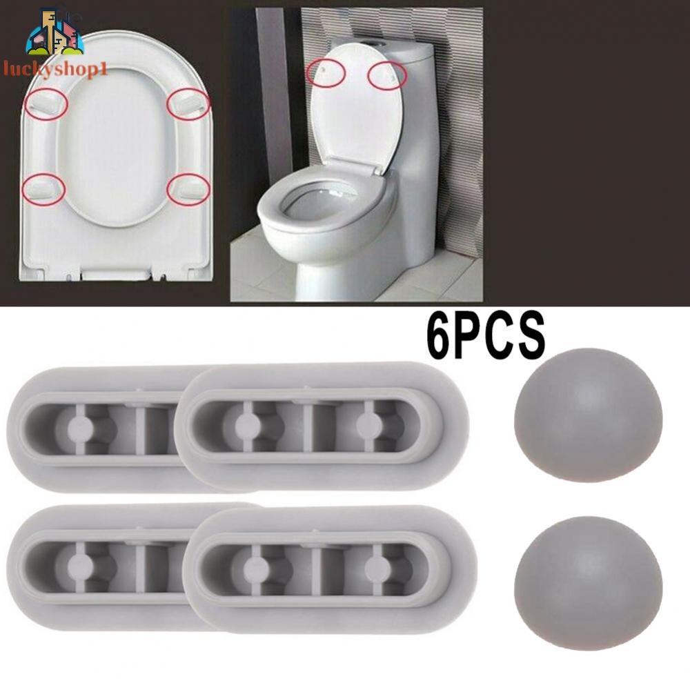 Set 6 Đệm Lót Bồn Cầu Chống Sốc Thay Thế Tiện Dụng