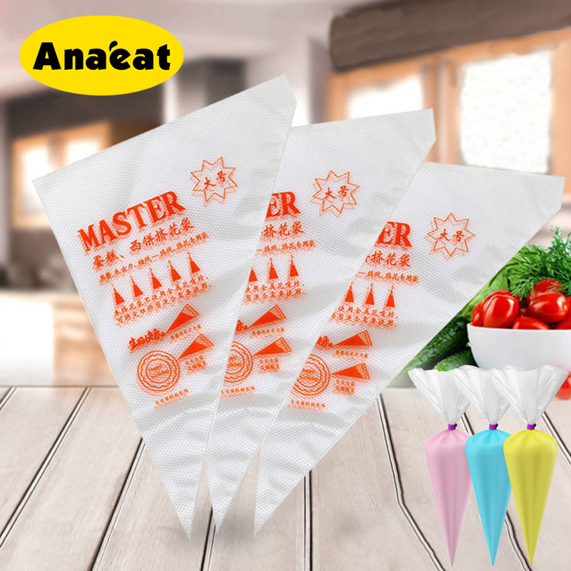Bộ 100 Túi Bắt Bông Kem ANAEAT Size S/ M/ L Tiện Lợi