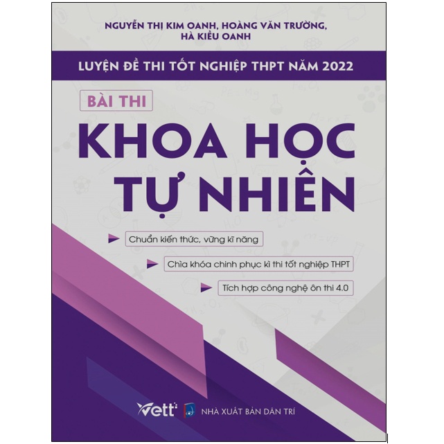 Sách - Luyện đề thi tốt nghiệp THPT năm 2022 Bài thi Khoa học tự nhiên