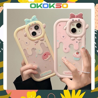Suitable for OPPO mobile phone shell Reno7pro/reno6/ new cartoon cream cake anti-fall mobile phone case soft shell R17 couple models