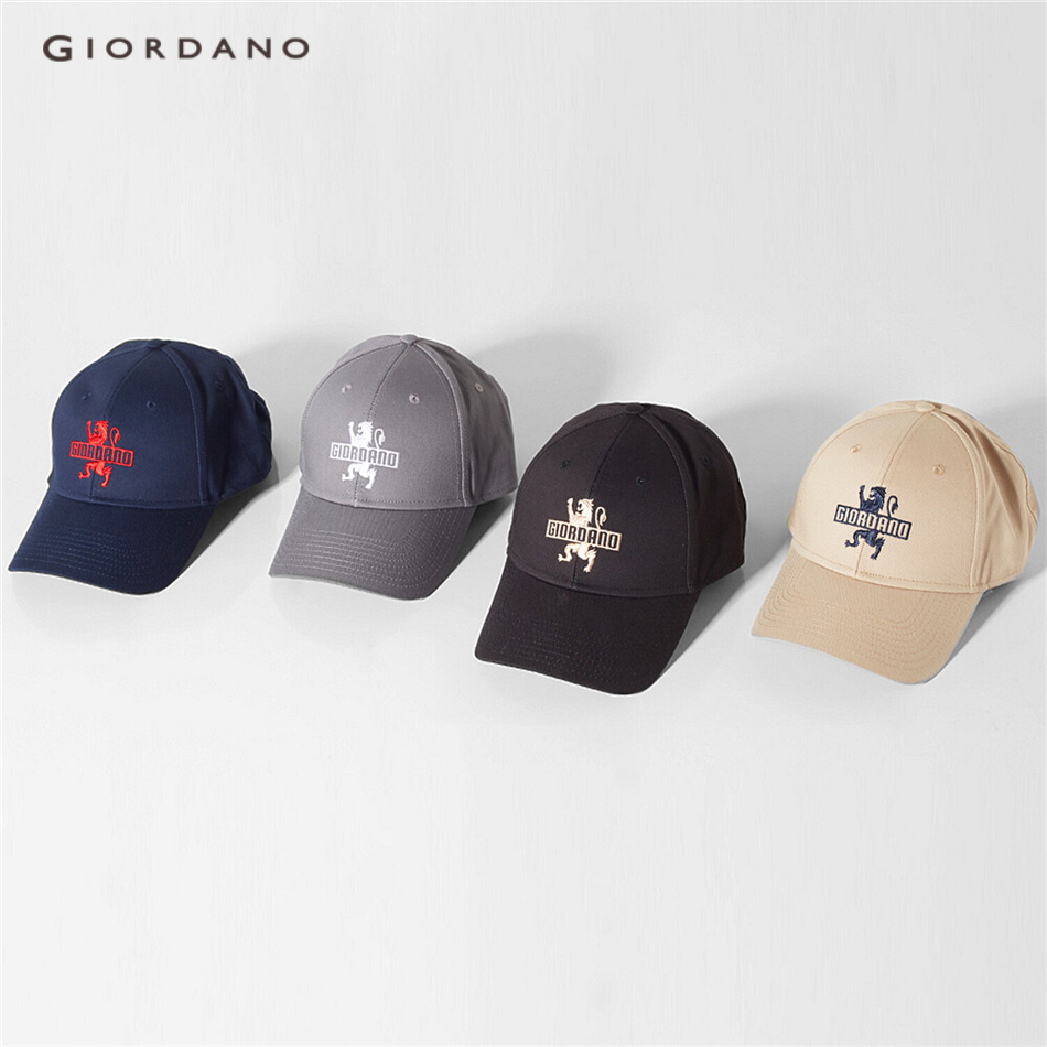 Mũ lưỡi trai thêu hình GIORDANO dành cho nữ 01209010