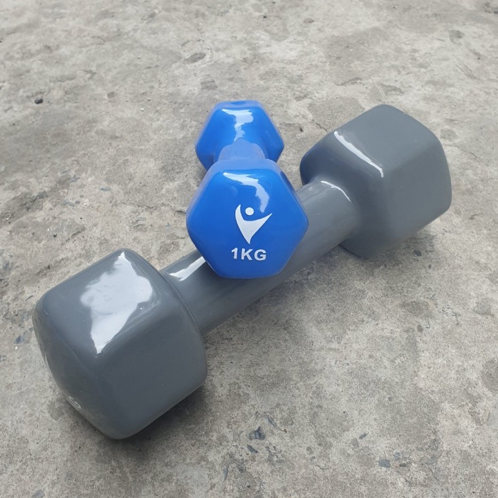 TẠ TAY BỌC CAO SU CAO CẤP PRO 1KG (GIAO MÀU NGẪU NHIÊN)