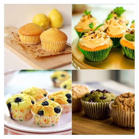 Khuôn cupcake 6 ô lớn chống dính