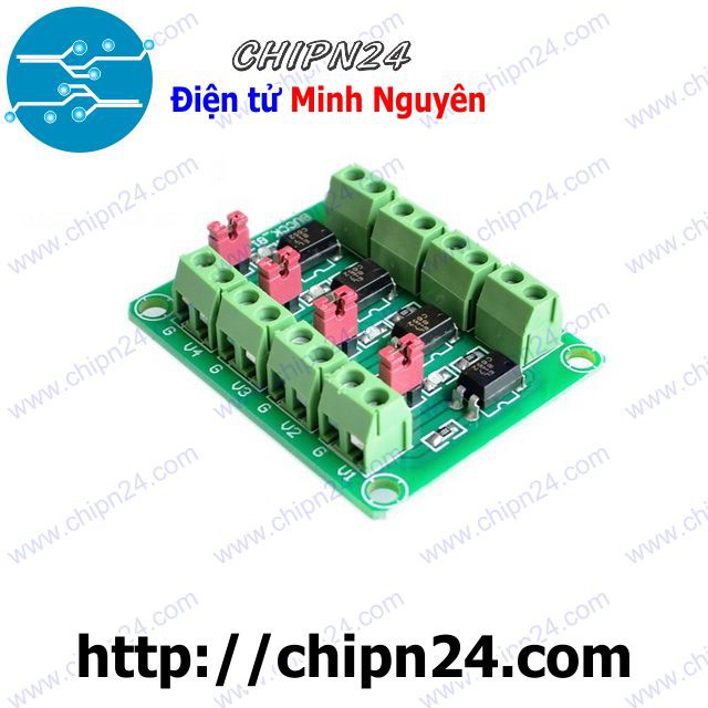 [1 CÁI] Mạch ra chân Opto Cách Ly 4 Kênh PC817