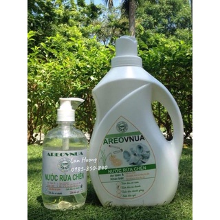 Nước rửa bát bồ hòn tinh dầu thiên nhiên AREOVNUA-can 2l (VNUA)