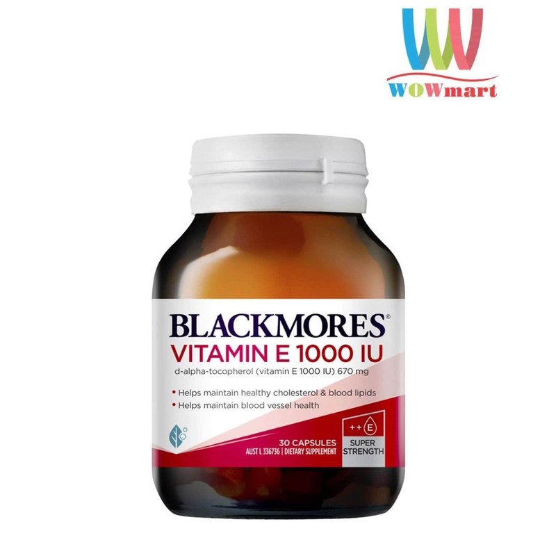 Blackmores Natural Vitamin E 1000IU 30v