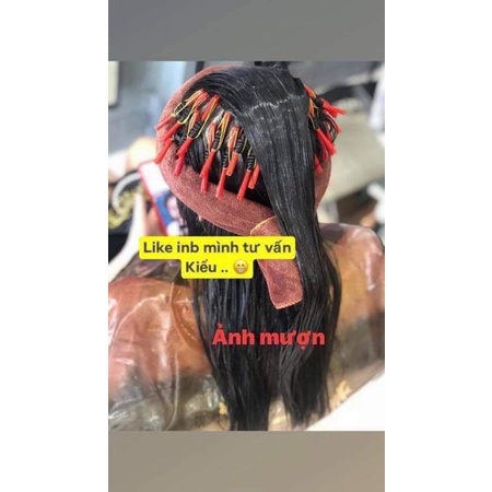 Com bo 90 cây trục  tăm bông uốn phồng chân tóc