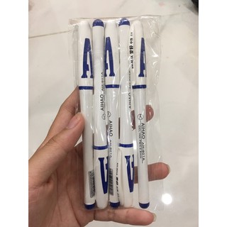 5 cây bút gel Aihao mực xanh