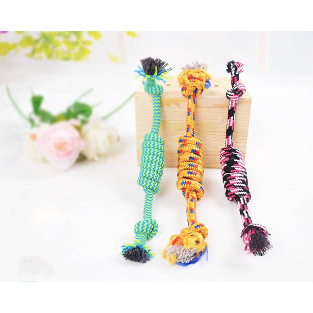 Đồ chơi vặn thừng cho chó mèo